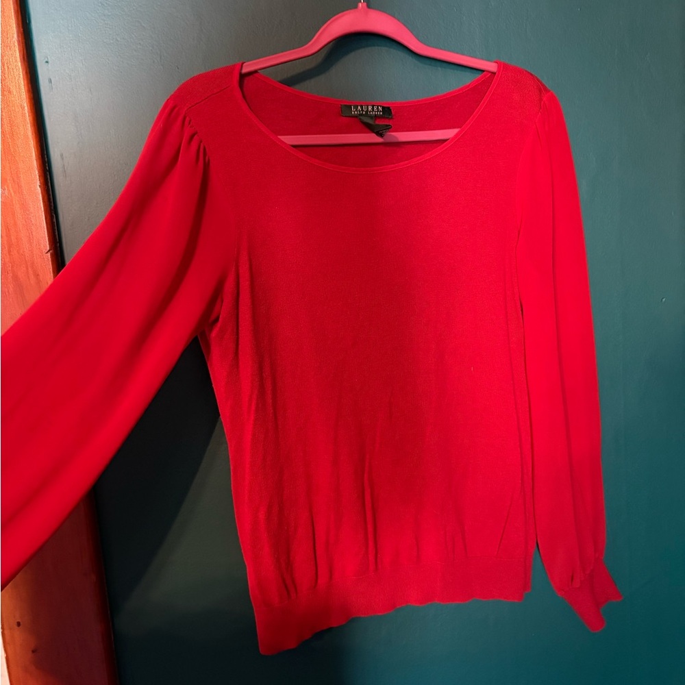Ralph Lauren Red Women's Top